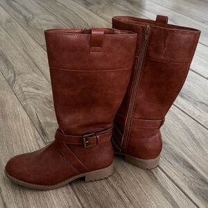 Girls Chestnut Winter Boots
